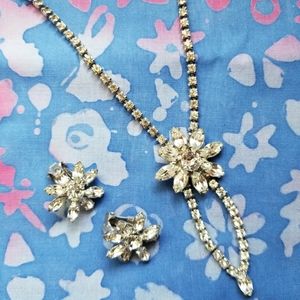 Vintage necklace & earring set